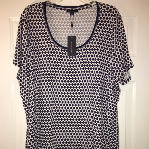 🆕TOMMY HILFIGER CUTE TOP-BLUE & WHITE-NEW & CUTE - Picture 6 of 6